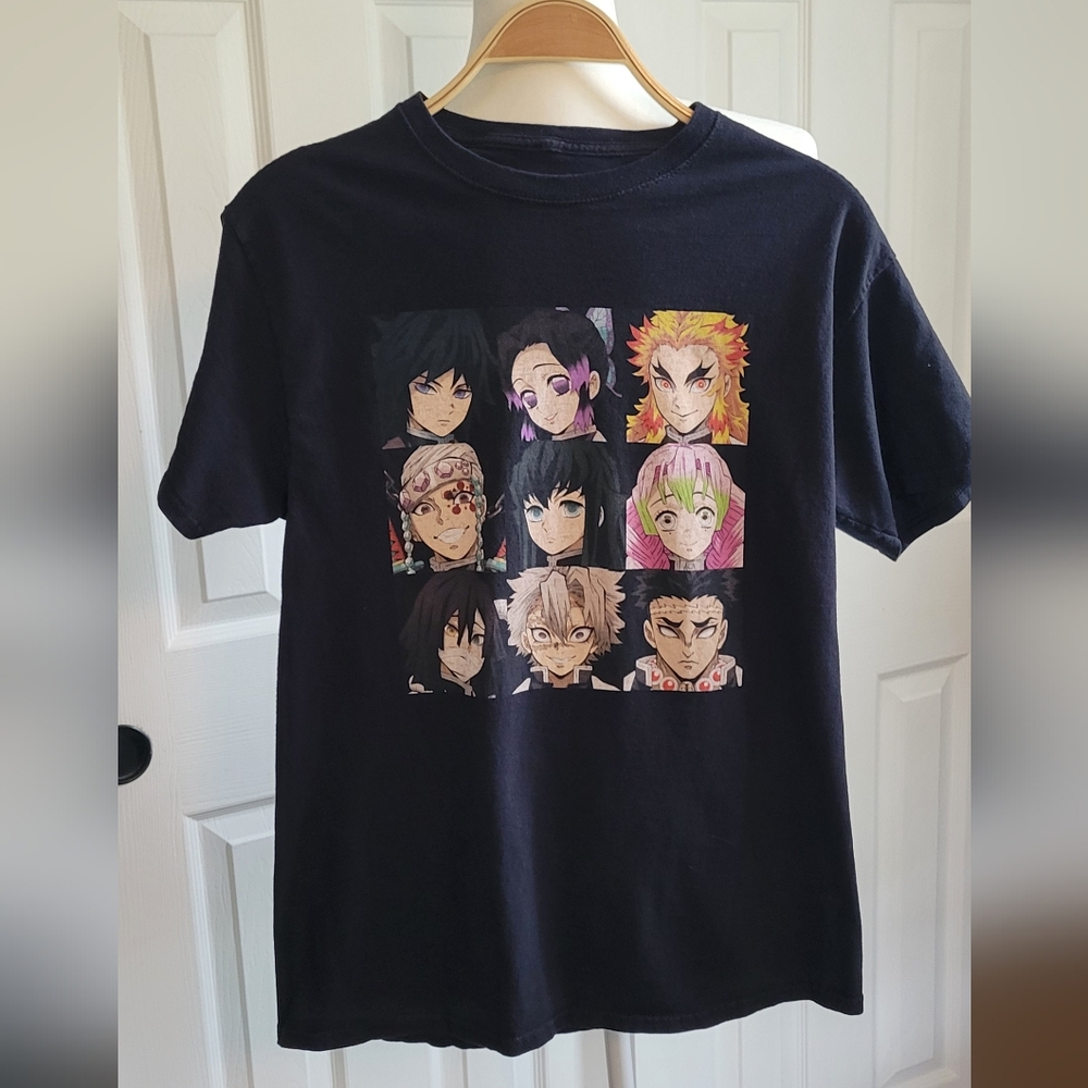 Demon Slayer Graphic T-Shirt, Men's Size Medium